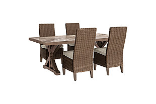 Beachcroft Outdoor Dining Table and 4 Chairs, , rollover